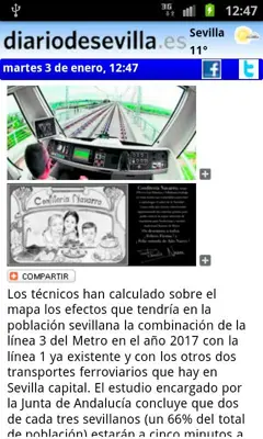 Sevilla Newspaper android App screenshot 0